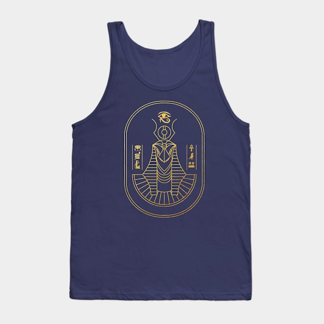 Horus The King of Ancient Egypt: Pharaohs of Egypt Tank Top by Da Vinci Feather